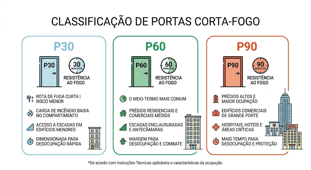 Classificação de Portas Corta Fogo